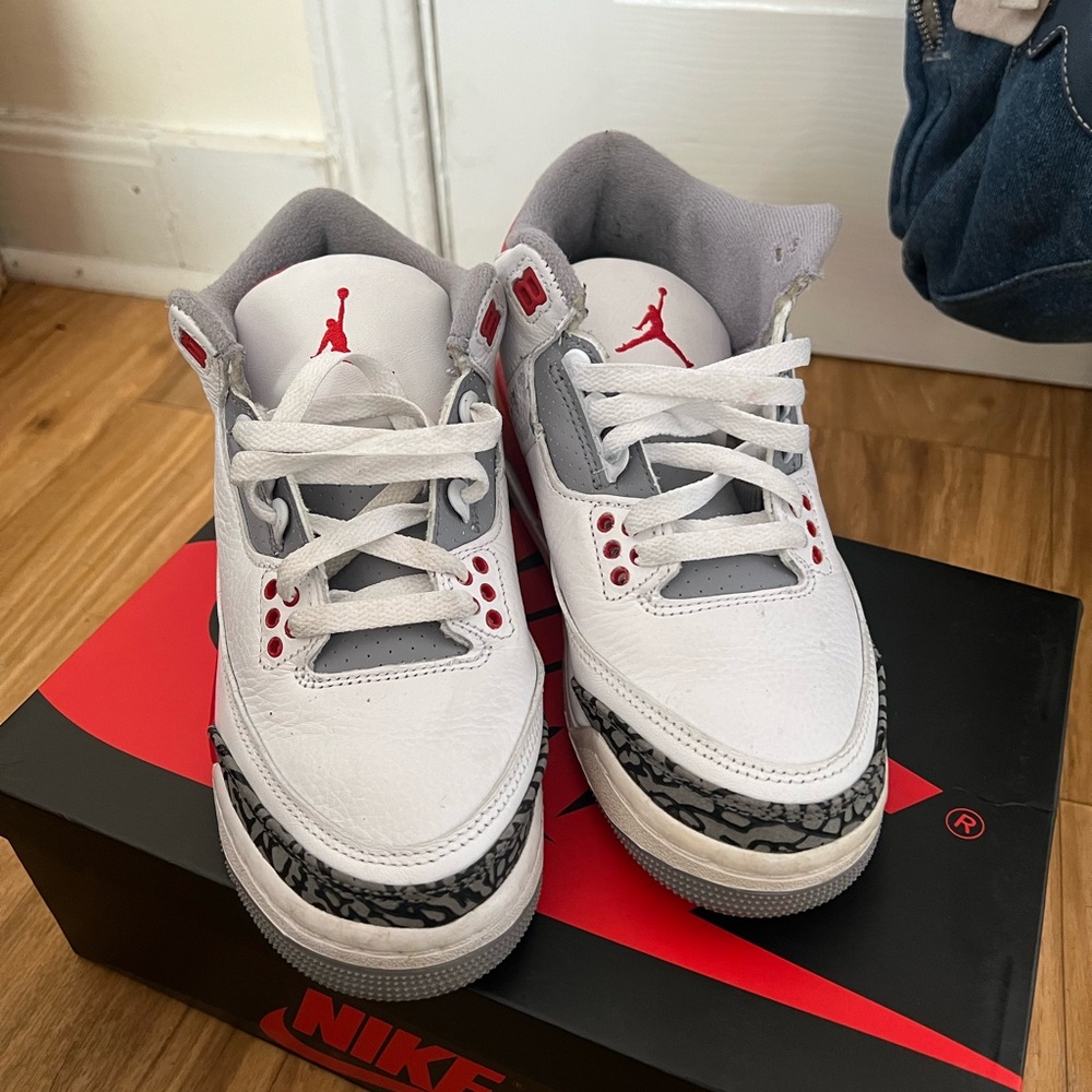 Kids Red and White Sneakers